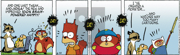 Over the Hedge on Thursday August 21, 2014 Comic Strip