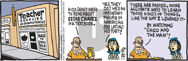La Cucaracha on Thursday August 13, 2009 Comic Strip