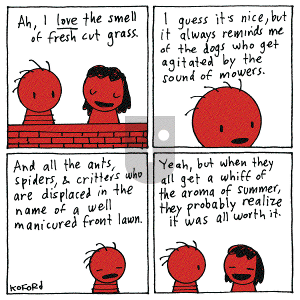 Haircut Practice on Monday July 24, 2023 Comic Strip