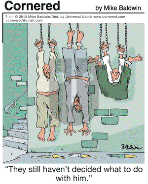 Cornered on Thursday July 11, 2013 Comic Strip