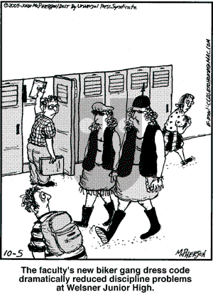 Close to Home on Wednesday October 5, 2005 Comic Strip