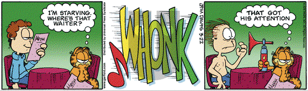 Garfield - Wednesday March 22, 2006 Comic Strip