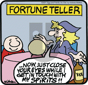 Ziggy on Friday April 9, 2021 Comic Strip