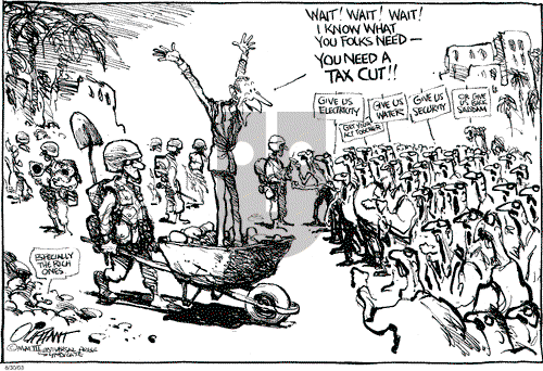 Pat Oliphant on Monday June 30, 2003 Comic Strip