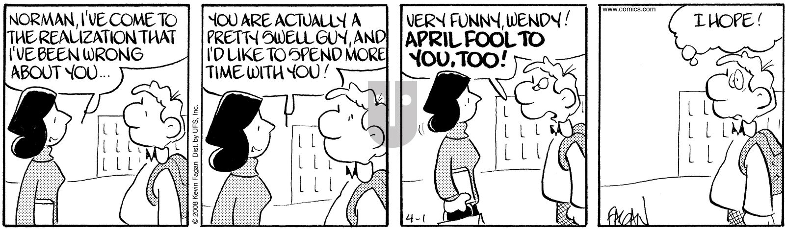 Drabble - Tuesday April 1, 2008 Comic Strip