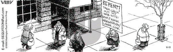 Non Sequitur - Wednesday November 13, 1996 Comic Strip