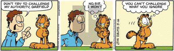 Garfield on Saturday May 16, 2009 Comic Strip