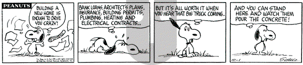 Peanuts on Saturday October 1, 1966 Comic Strip