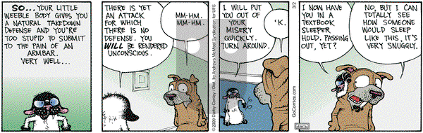 Get Fuzzy on Thursday March 2, 2017 Comic Strip