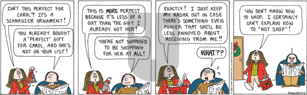 Cathy Classics - Friday December 12, 2008 Comic Strip