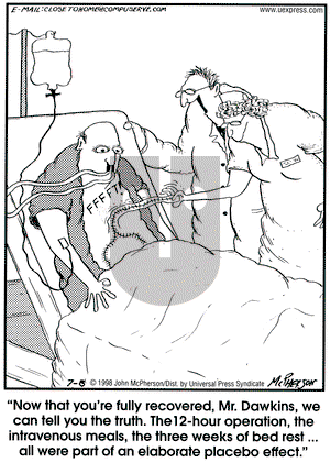 Close to Home on Wednesday July 8, 1998 Comic Strip
