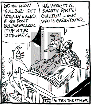 Reality Check on Saturday January 8, 2005 Comic Strip