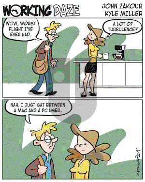 Working Daze on Monday October 16, 2006 Comic Strip