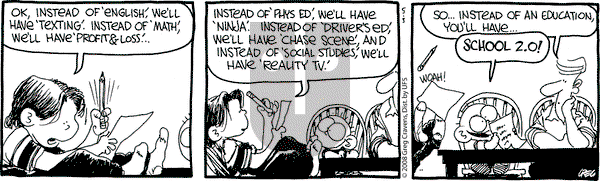 The Buckets on Saturday May 3, 2008 Comic Strip