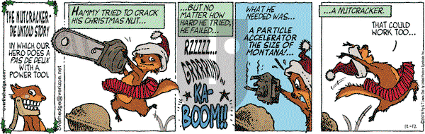 Over the Hedge on Wednesday December 12, 2007 Comic Strip
