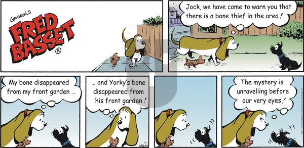 Fred Basset on Sunday May 31, 2020 Comic Strip