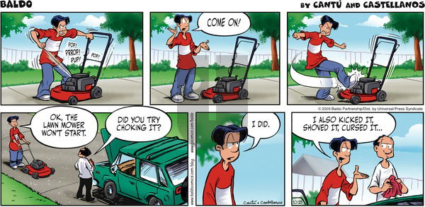 Baldo on Sunday October 25, 2009 Comic Strip