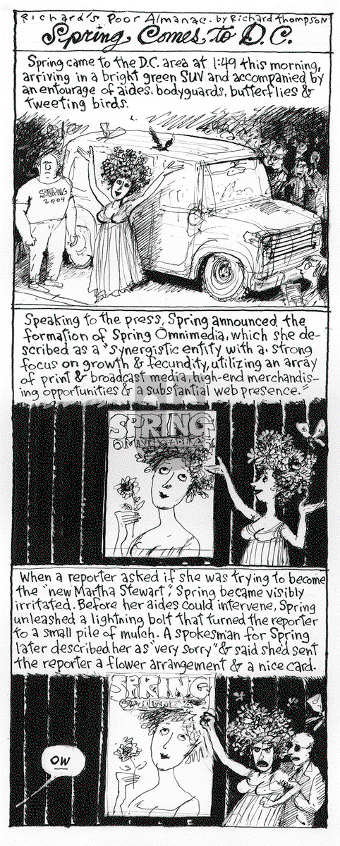 Richard's Poor Almanac on Thursday March 17, 2016 Comic Strip