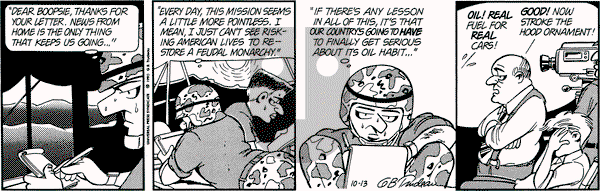 Doonesbury on Saturday October 13, 1990 Comic Strip