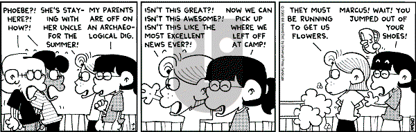 FoxTrot on Tuesday June 6, 2000 Comic Strip