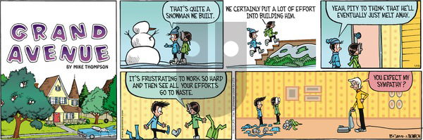 Grand Avenue on Sunday January 15, 2017 Comic Strip