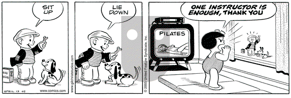 Nancy on Tuesday April 19, 2005 Comic Strip