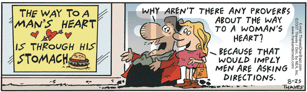 Frank and Ernest on Saturday August 25, 2007 Comic Strip