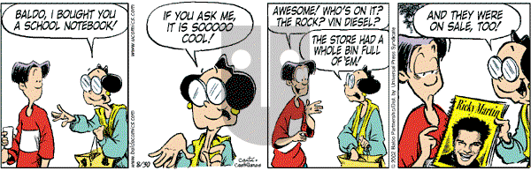 Baldo - Friday August 30, 2002 Comic Strip