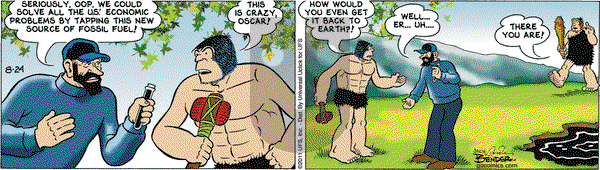 Alley Oop on Wednesday August 24, 2011 Comic Strip