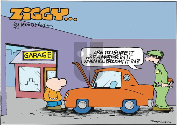 Ziggy on Sunday September 9, 2012 Comic Strip