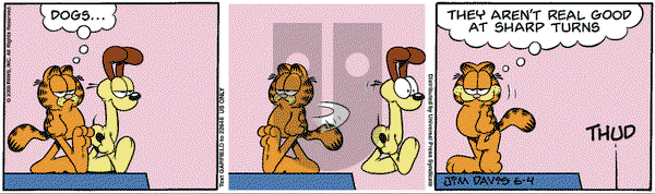 Garfield on Wednesday June 4, 2008 Comic Strip