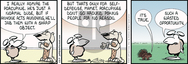 DeFlocked - Thursday December 7, 2023 Comic Strip