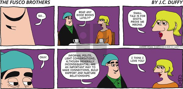 The Fusco Brothers on Sunday April 6, 2025 Comic Strip