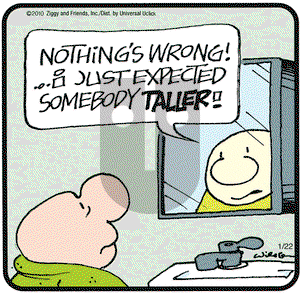 Ziggy on Friday January 22, 2010 Comic Strip