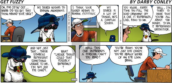 Get Fuzzy on Sunday June 12, 2005 Comic Strip