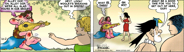 Alley Oop on Friday October 2, 2009 Comic Strip