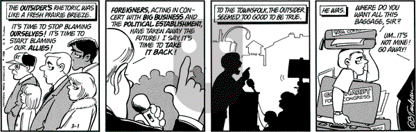 Doonesbury on Tuesday March 1, 1988 Comic Strip