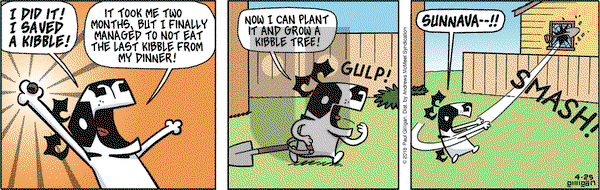 Pooch Cafe on Wednesday April 25, 2018 Comic Strip