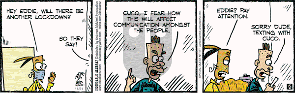 La Cucaracha on Saturday November 21, 2020 Comic Strip
