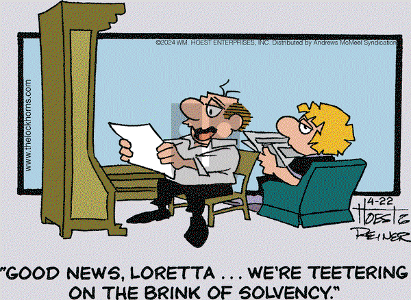 The Lockhorns - Monday April 22, 2024 Comic Strip
