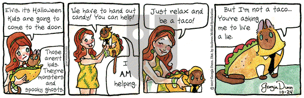 Breaking Cat News on Tuesday October 24, 2017 Comic Strip