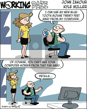 Working Daze on Wednesday August 29, 2007 Comic Strip