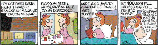 Drabble on Monday April 27, 2015 Comic Strip