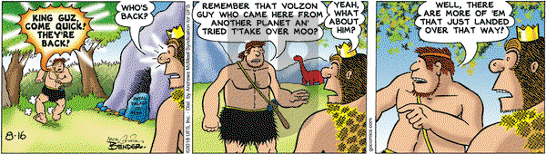 Alley Oop on Thursday August 16, 2018 Comic Strip