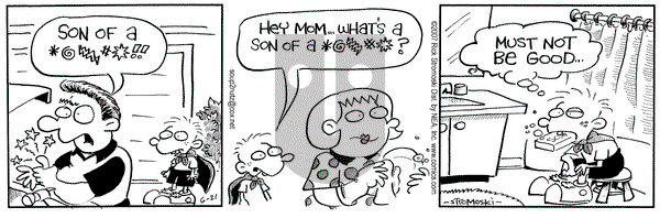 Soup to Nutz - Old on Thursday June 21, 2007 Comic Strip