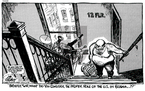 Pat Oliphant on Wednesday July 26, 1995 Comic Strip