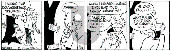 Arlo and Janis on Monday February 28, 2000 Comic Strip