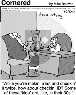 Cornered on Monday December 15, 2008 Comic Strip