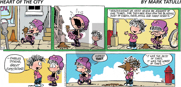 Heart of the City on Sunday April 13, 2008 Comic Strip