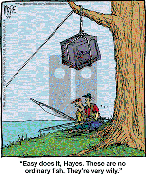 In the Bleachers on Monday March 4, 2013 Comic Strip